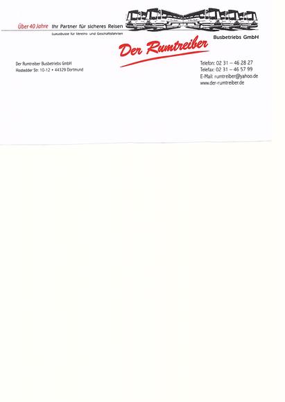 Busbetriebs GmbH Der Rumtreiber Logo